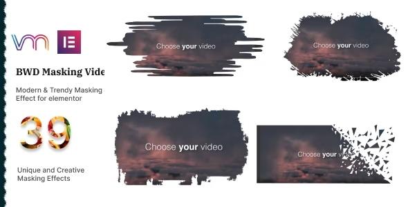 free download BWD Masking Video for Elementor nulled