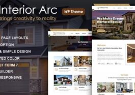 free download Interior Arc – Architecture WordPress Theme nulled