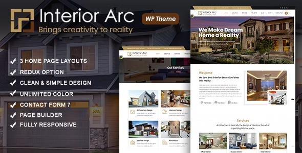 free download Interior Arc – Architecture WordPress Theme nulled