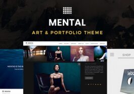 free download Mental — Art & Portfolio WordPress Theme nulled