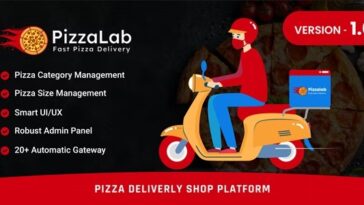 free download PizzaLab - Pizza Delivery Shop Platform nulled