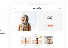 free download Sayville - WordPress Blog Theme nulled