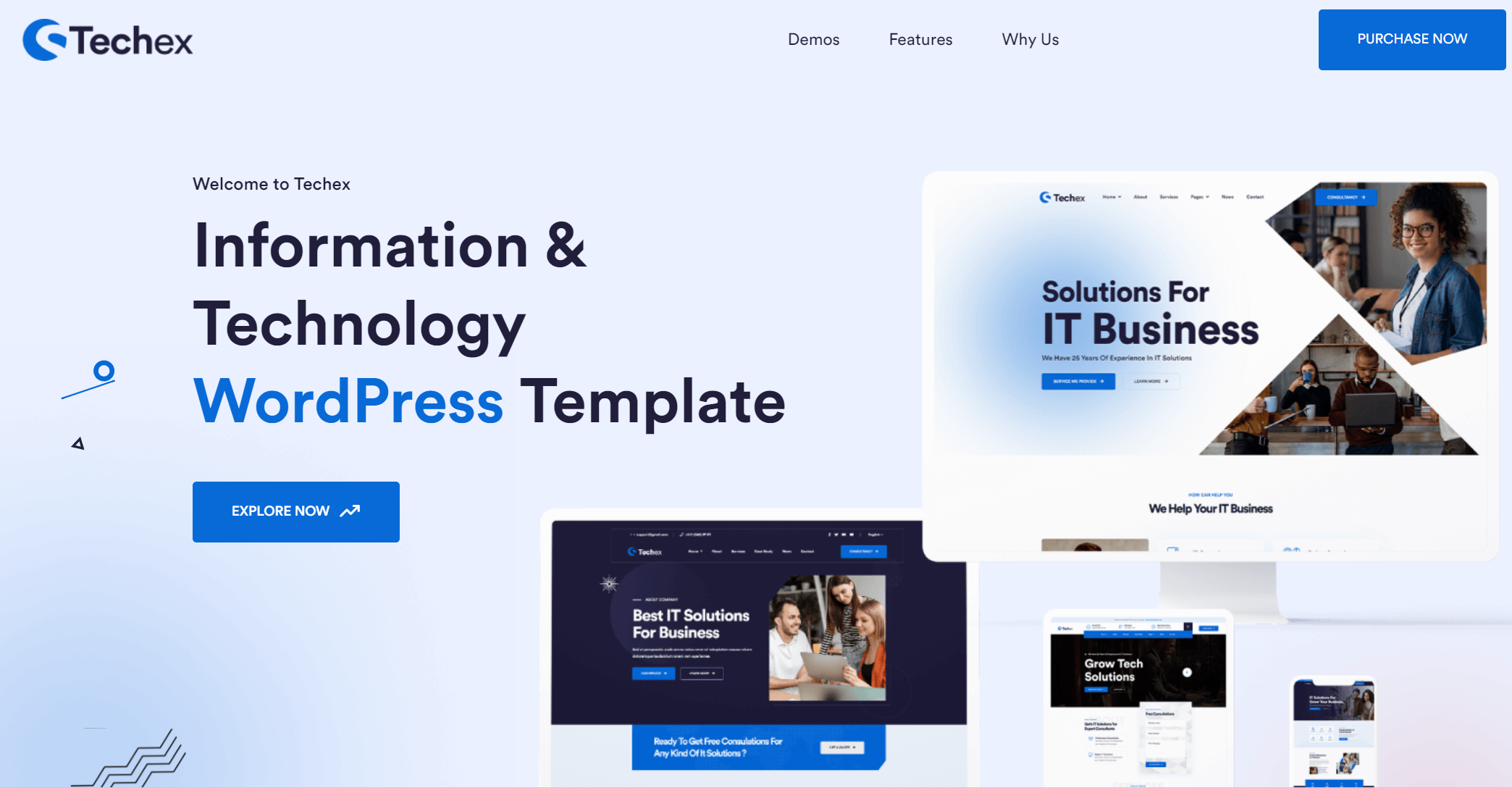 free download Techex - IT Solutions & Technology WordPress Theme nulled