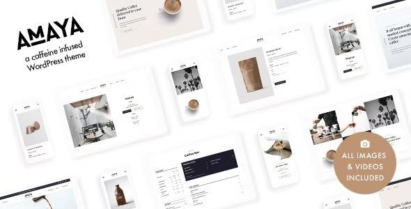 Amaya Coffee Shop WordPress Theme Nulled