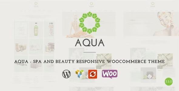 Aqua Spa and Beauty Responsive WooCommerce WordPress Theme Nulled