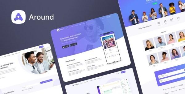 Around Multipurpose Business WordPress Theme Nulled Free Download