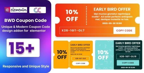 BWD Coupon Code for Elementor Nulled