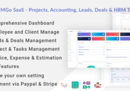 CRMGo SaaS - Projects, Accounting, Leads, Deals & HRM Tool Nulled