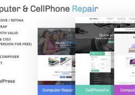 Computer and CellPhone Repair Services WordPress Theme Nulled