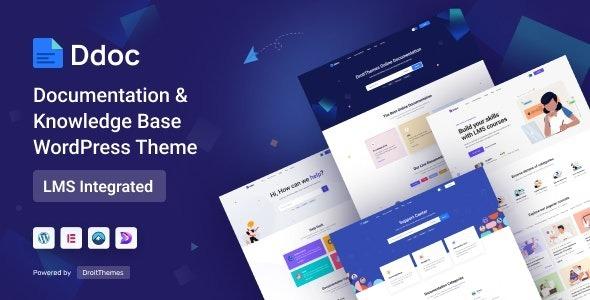 DDoc Documentation WordPress Theme Nulled Free Download