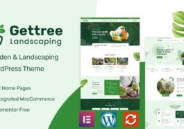 Gettree Garden & Landscaping WordPress Theme Nulled