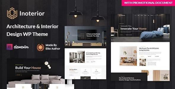 Inoterior – Architecture & Interior Designer WordPress Theme Nulled