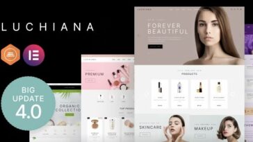 Luchiana – Cosmetics Store & Beauty Shop WooCoomerce Theme Nulled