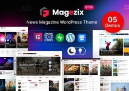 Magezix Newspaper & Magazine WordPress Theme Nulled Free Download