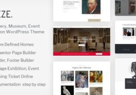 Muzze Museum Art Gallery Exhibition WordPress Theme Nulled Free Download