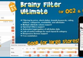 Opencart Brainy Filter Ultimate OC2 Nulled