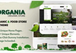 Organia Nulled Organic Food Store WordPress Theme Free Download