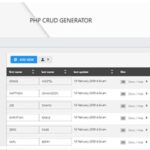 PHP CRUD Generato Nulled