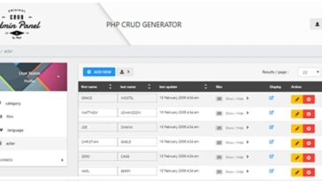 PHP CRUD Generato Nulled