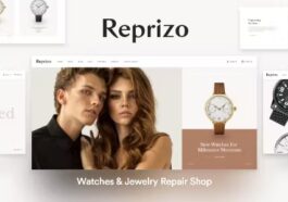 Reprizo Jewelry & Watch Shop WordPress Theme Nulled