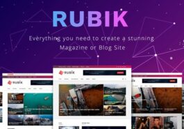 Rubik A Perfect Theme for Blog Magazine Website Nulled Free Download