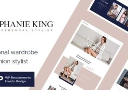 S.King Personal Stylist and Fashion Blogger WordPress Theme Nulled Free Download