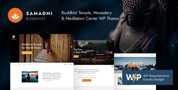 Samadhi Oriental Buddhist Temple WordPress Theme Nulled Free Download 