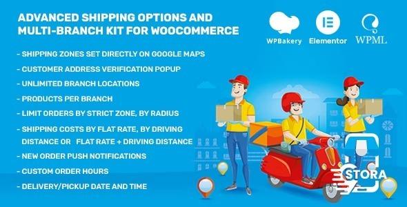 Stora Advanced Shipping Options & Multi-Branch Kit for WooCommerce Nulled