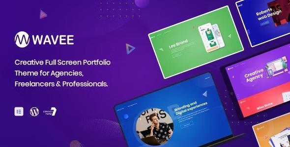 Wavee Creative Portfolio WordPress Theme Nulled