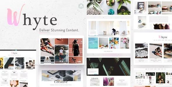 Whyte Creative WP Theme Nulled