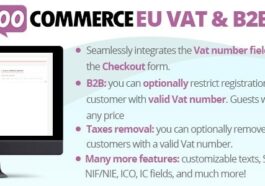 WooCommerce Eu Vat & B2B Nulled Free Download