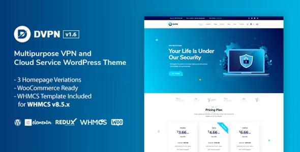 free download DVPN Multipurpose VPN WordPress Theme nulled