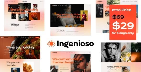 free download Ingenioso - Creative WordPress Theme nulled