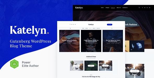 free download Katelyn Creative Gutenberg Blog WordPress Theme Nulled