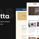 free download Rosetta - Minimalist & Typography Based WordPress Blog Theme nulled