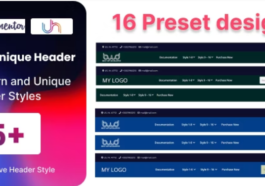free download The Unique Headers for Elementor nulled