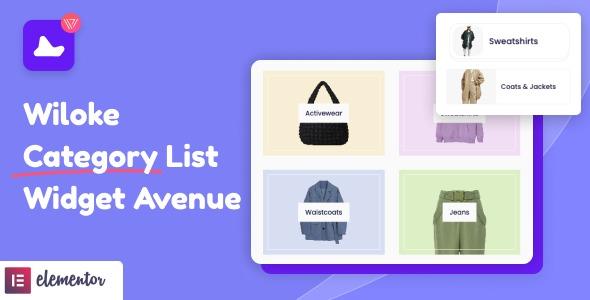 free download Wiloke Categories List Avenue Widget for Elementor nulled