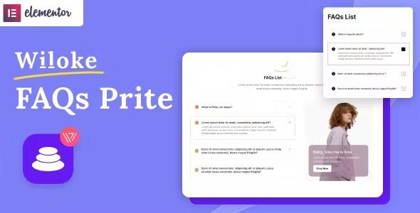 free download Wiloke FAQs Prite for Elementor nulled