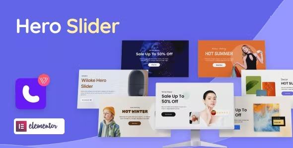 free download Wiloke Hero Slider Widget for Elementor nulled