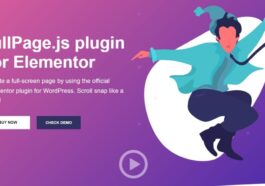 fullPage.js plugin for Elementor Nulled Free Download