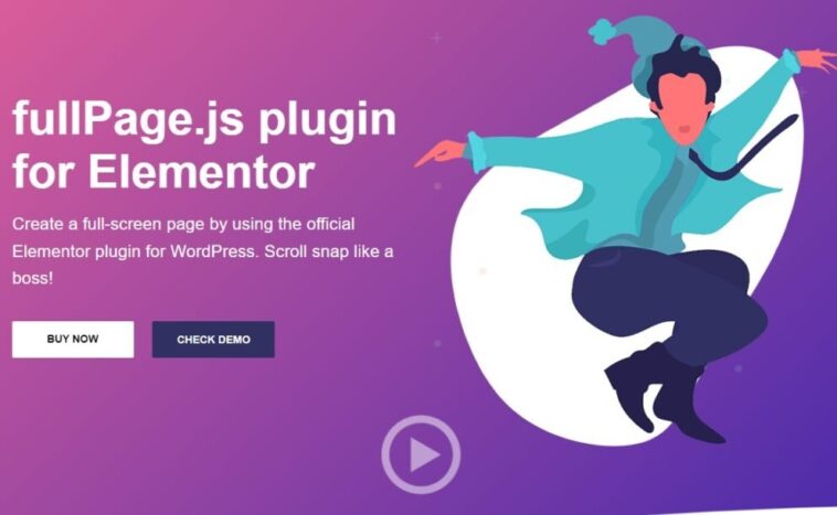 fullPage.js plugin for Elementor Nulled Free Download