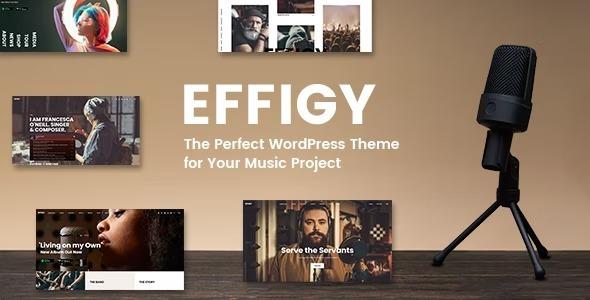 Effigy Nulled A Clean and Professional Music WordPress Theme Free Download