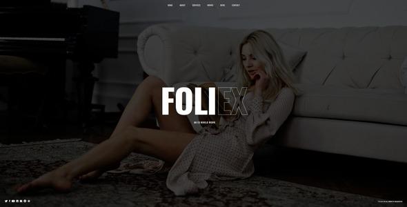 Foliex Nulled One Page Portfolio WordPress Theme Free Download