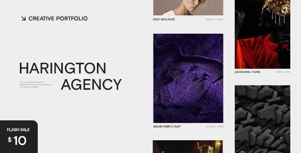 Harington Nulled Creative Portfolio Template Free Download