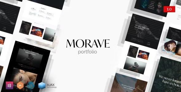 Morave Nulled AJAX Portfolio WordPress Theme Free Download