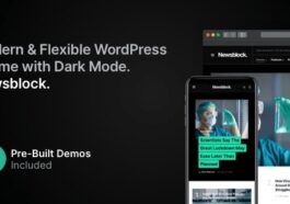 Newsblock News & Magazine WordPress Theme with Dark Mode Nulled Free Download