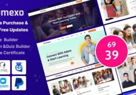 Omexo Education & Online Courses WordPress Theme Nulled Free Download 