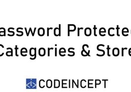 Password Protected Categories & Store Nulled Free Download