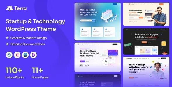 Terra Startup & Technology WordPress Theme Nulled Free Download