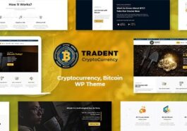 Tradent Nulled Cryptocurrency, Bitcoin WordPress Theme Free Download